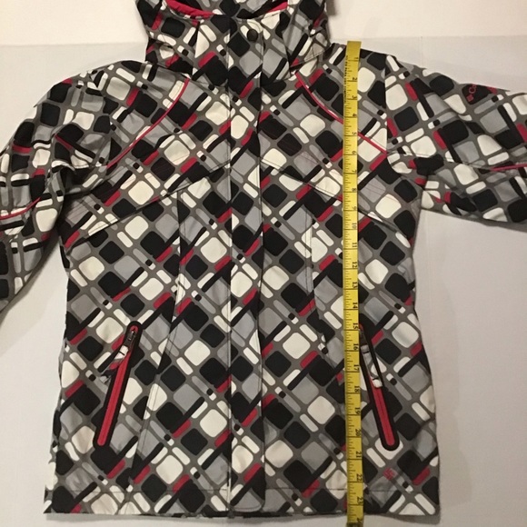 Columbia Omni-Tech Girls Jacket size 10/12 Multicolor - Picture 3 of 16